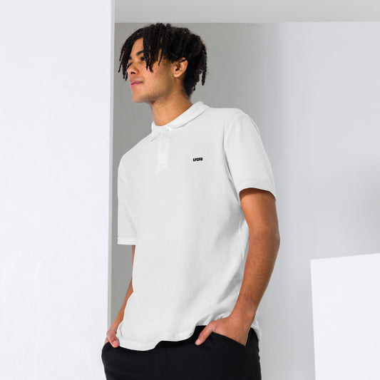 Polo de piqué unisex LFCFR blanco